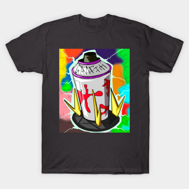Graffiti Spray Can Graffiti TShirt TeePublic